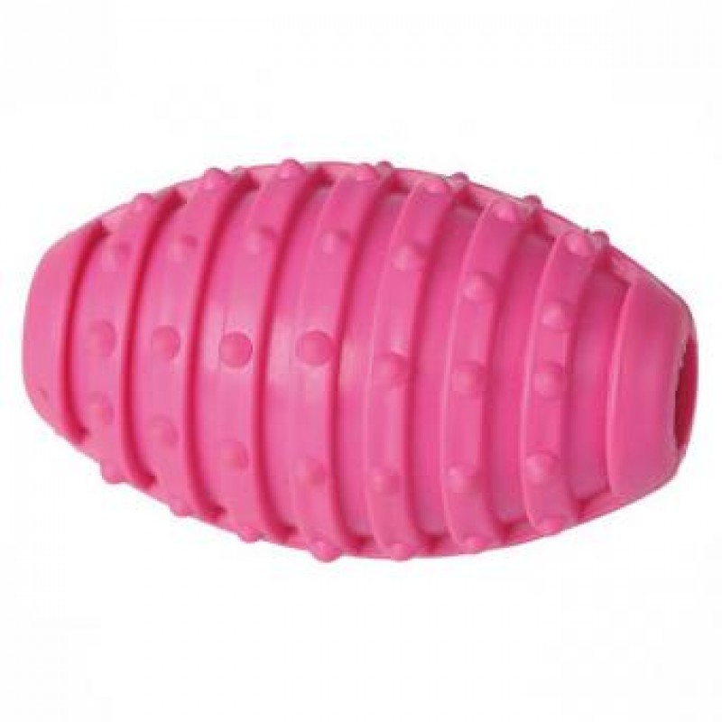 Грызлик АМ - розовый мяч регби с шипами 10 см