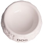 Купить КерамикАрт миска керамическая для собак 200 мл, DOG белая КерамикАрт в Калиниграде с доставкой (фото 1)