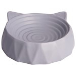 Купить КерамикАрт миска керамическая для кошек круглая с ушками 220 мл,серый КерамикАрт в Калиниграде с доставкой (фото 2)
