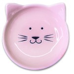 Купить КерамикАрт блюдце керамическое Мордочка кошки 80 мл, розовая КерамикАрт в Калиниграде с доставкой (фото)