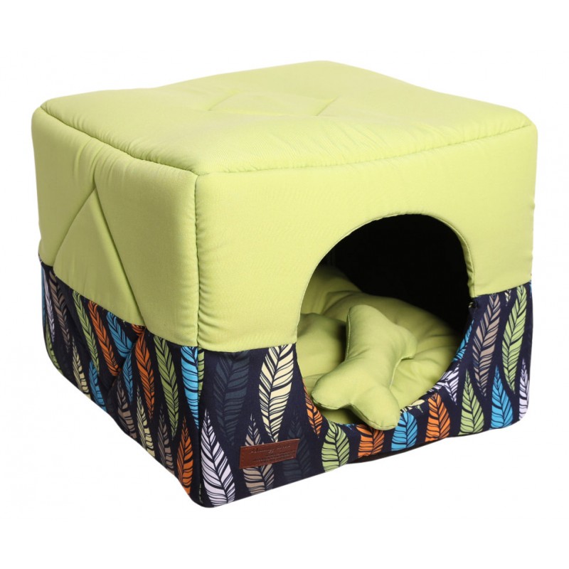 Домик-лежанка для кошек и собак Lion Кубик LM4030-038 Размер M (45х45х45 см)