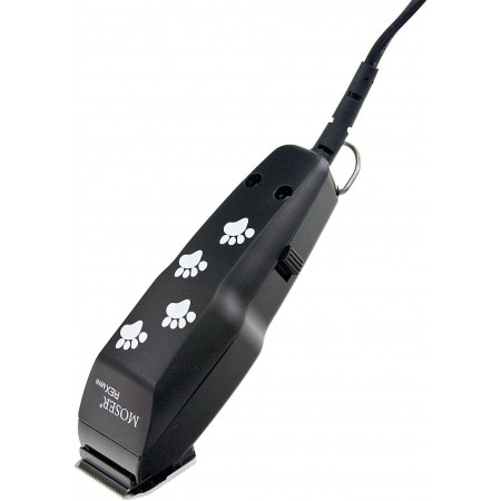 Moser триммер черный с лапками Rex Mini