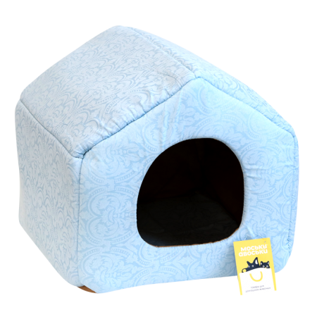 Моськи-Авоськи Домик мягкий "Конура", 33х33х35 см, цвет голубой
