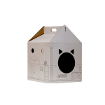 Купить Моськи-Авоськи Домик-раскраска для кошек, картон, 35х35х50 см, белый Моськи-Авоськи в Калиниграде с доставкой (фото 1)