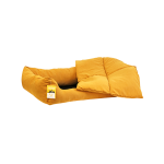 Купить Моськи-Авоськи Лежанка "Бархат" прямоугольная пухлая с подушкой, 78х56х20 см, цвет охра Моськи-Авоськи в Калиниграде с доставкой (фото 2)