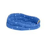 Купить Моськи-Авоськи Лежанка круглая стёганая с подушкой, 57х57х20 см, цвет синий Моськи-Авоськи в Калиниграде с доставкой (фото)