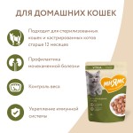 Купить Влажный корм Мнямс Кусочки в соусе с уткой для домашних кошек 85г Мнямс в Калиниграде с доставкой (фото 1)