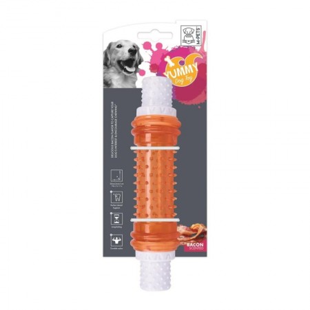 M-PETS Игрушка для собак Ямми, вкус бекона, нейлон 20х4,5х4,5 см