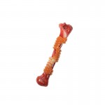 Купить M-PETS Игрушка для собак Карнивор кость, вкус бекона, цвет красный, 25.4x5.5x4.8 см M-Pets в Калиниграде с доставкой (фото)