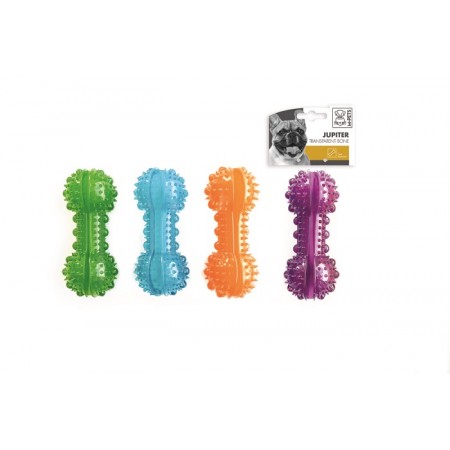 M-PETS Игрушка для собак кость с дозатором угощений, 15х6 см