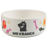 Купить Миска Mr.Kranch керамическая для собак 420 мл Цветы Прованса розовая Mr.Kranch в Калиниграде с доставкой (фото)