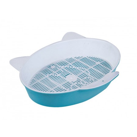 Лоток для кошачьего туалета Чистый Котик Кошка, 36х35х6см