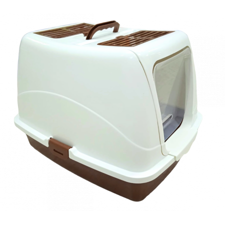 Закрытый лоток для кошачьего туалета Чистый котик 57х44х40 см