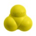 Playology хрустящий жевательный тройной мяч SQUEAKY BOUNCE BALL с пищалкой и с ароматом курицы, желтый