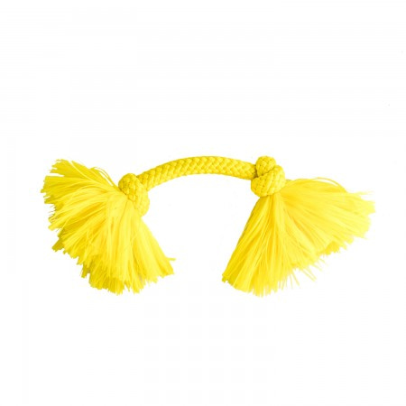 Playology жевательный канат DRI-TECH ROPE с ароматом курицы, маленький, желтый