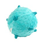 Купить Playology сенсорный плюшевый мяч для щенков PUPPY SENSORY BALL 15 см с ароматом арахиса, голубой Playology в Калиниграде с доставкой (фото)