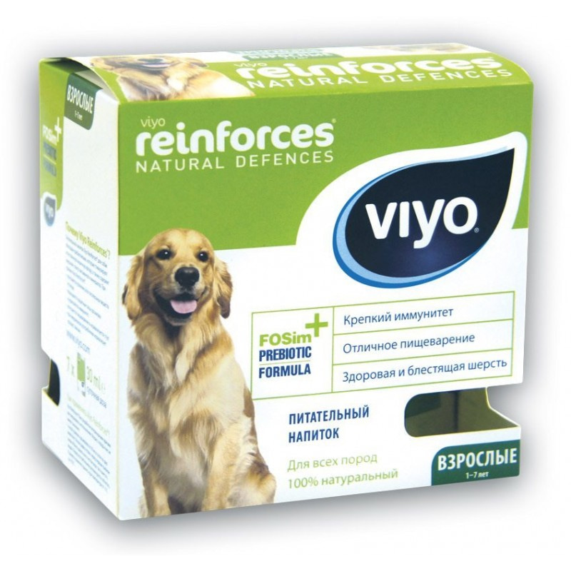 VIYO Reinforces Dog Adult пребиотический напиток для взрослых собак 7х30 мл