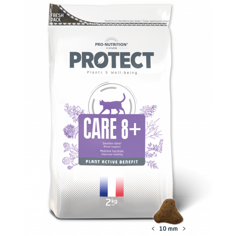 Купить Pro-Nutrition Flatazor PROTECT CARE 8+ сухой корм для кошек старше 8 лет , 2 кг Flatazor в Калиниграде с доставкой (фото)