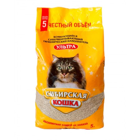 Комкующийся наполнитель «Ультра» 5л