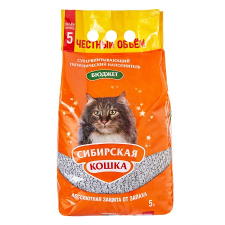 Супервпитывающий наполнитель «Бюджет» 5л