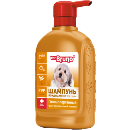 Шампунь-кондиционер Mr.Bruno "Гипоаллергенный" для собак, 350 мл