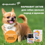 Купить Витаминно-минеральный комплекс Фармавит Актив для собак мелких пород и щенков, 90 таблеток Фармавит в Калиниграде с доставкой (фото 1)