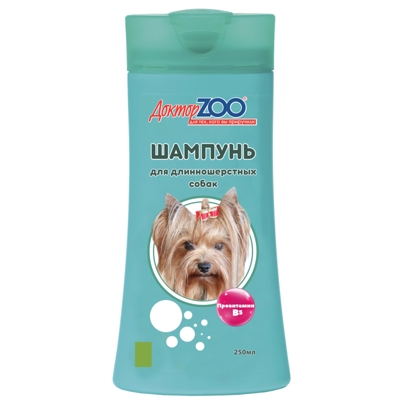 Купить Шампунь Доктор ZOO для длинношерстных собак, с витамином B5, 250 мл Доктор Zoo в Калиниграде с доставкой (фото)