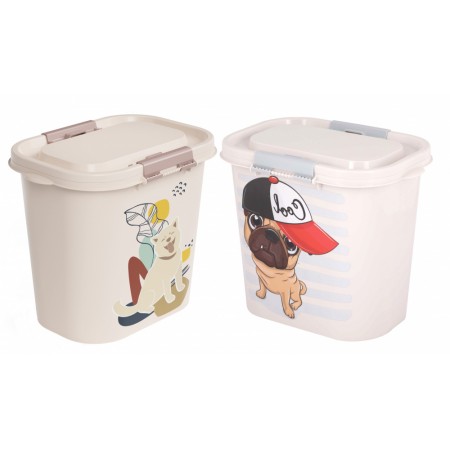 Контейнер Чистый Котик Dogs, 310х210х265 мм, объем 10л