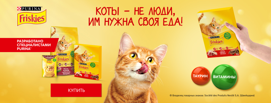 купить кошачий корм Фрискис в Калининграде