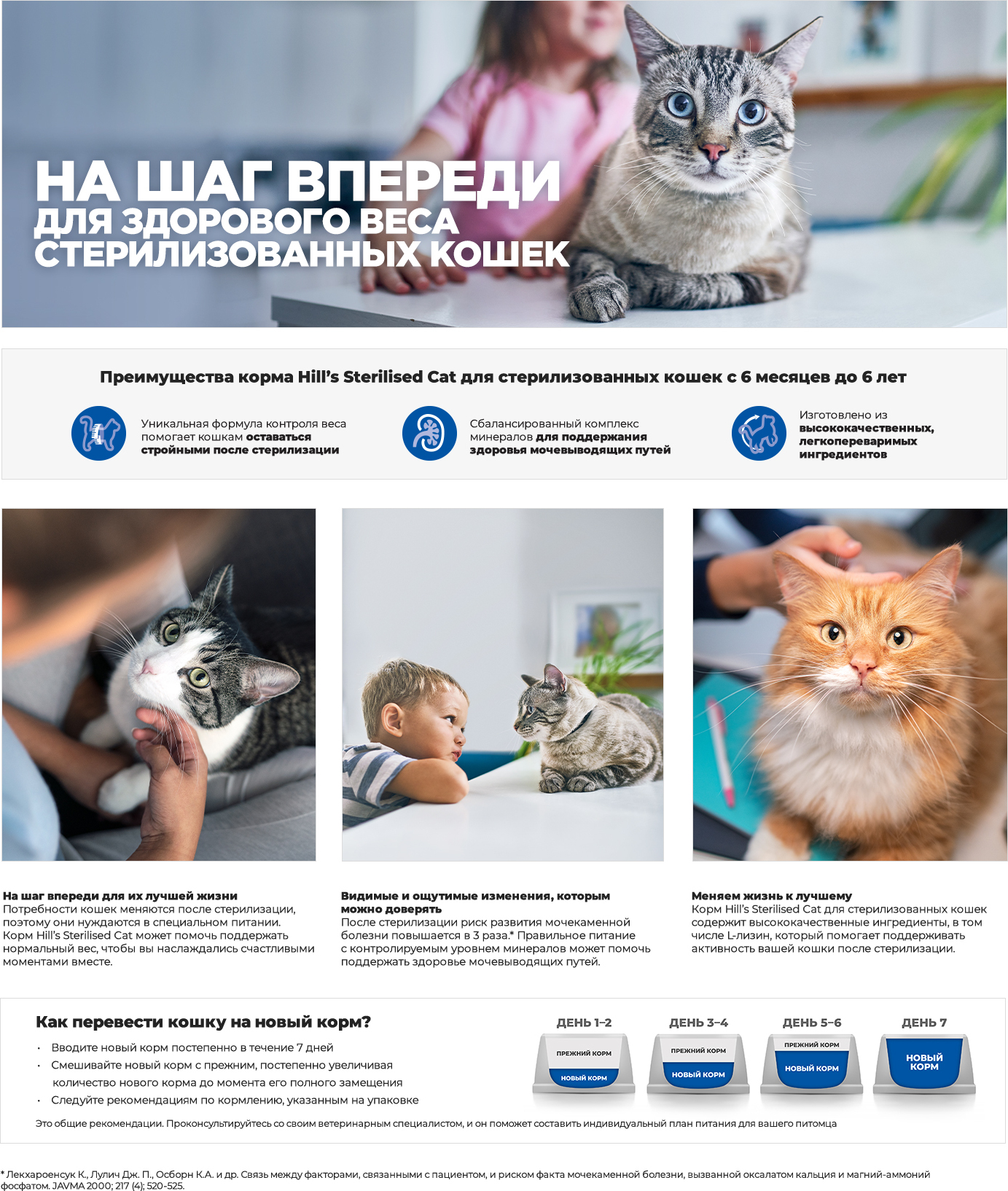 купить Hill's Science Plan, для стерилизованных кошек в возрасте 6 месяцев - 6 лет, с уткой с бесплатной доставкой в Калининграде