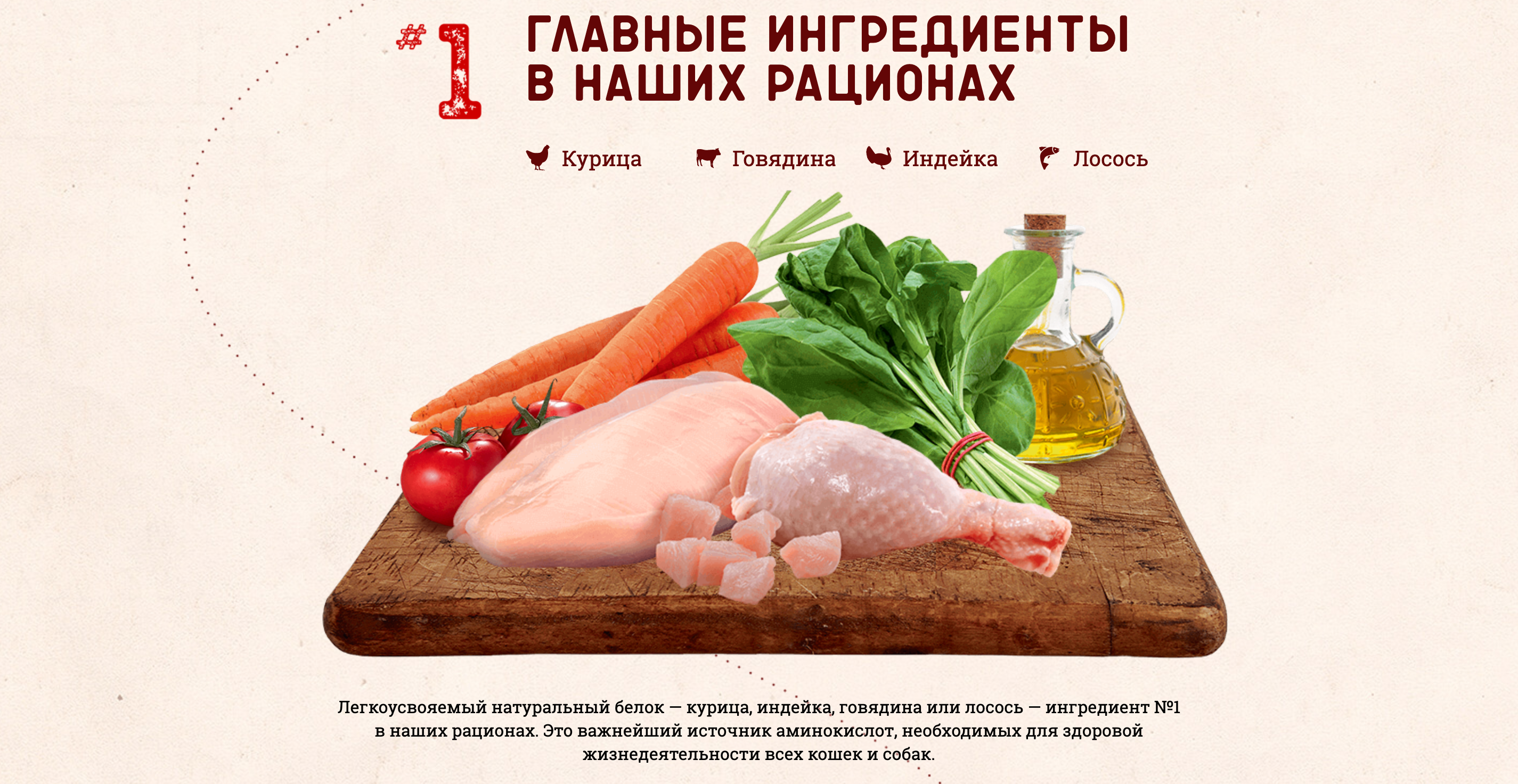 купить корм NATURE’S TABLE с бесплатной доставкой в Калининграде