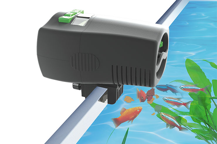 Вариант установки автоматической кормушки Tetra MyFeeder в аквариум