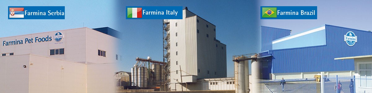 Фармина фабрики в Италии, Сербии и Бразилии