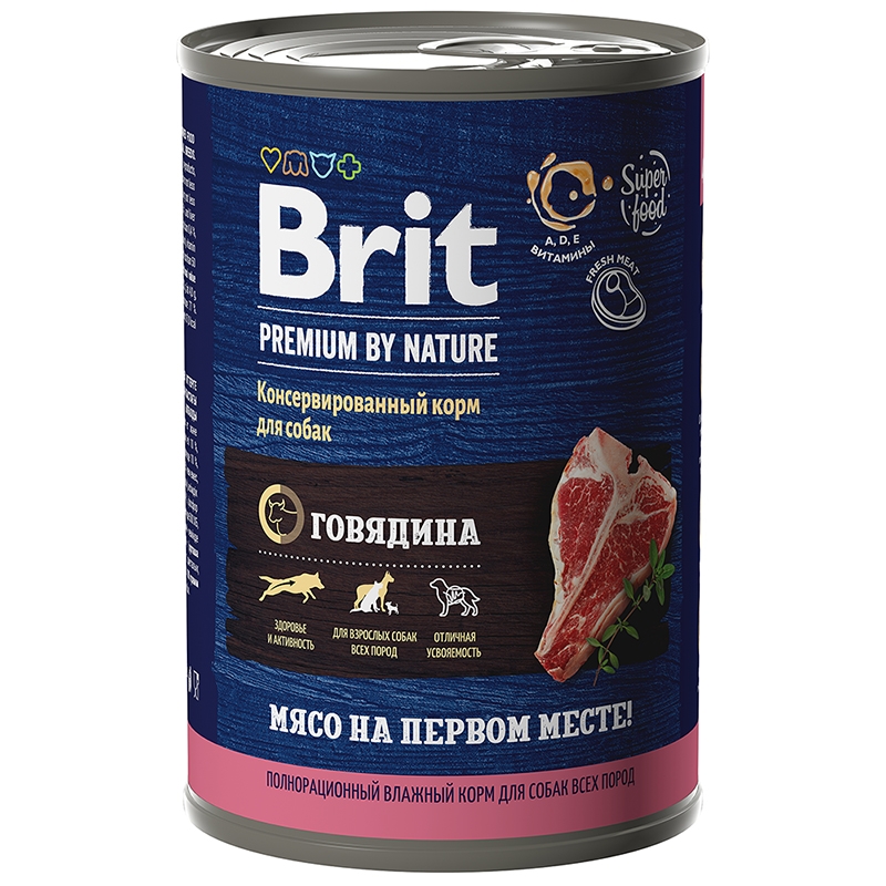 Brit Premium Dog Говядина для взрослых собак всех пород