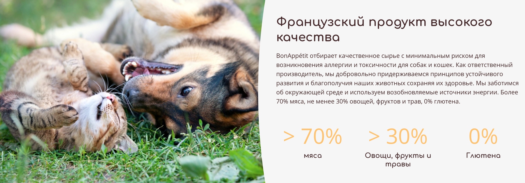 купить Корма для собак и кошек Bon Appetit с бесплатной доставкой в Калининграде