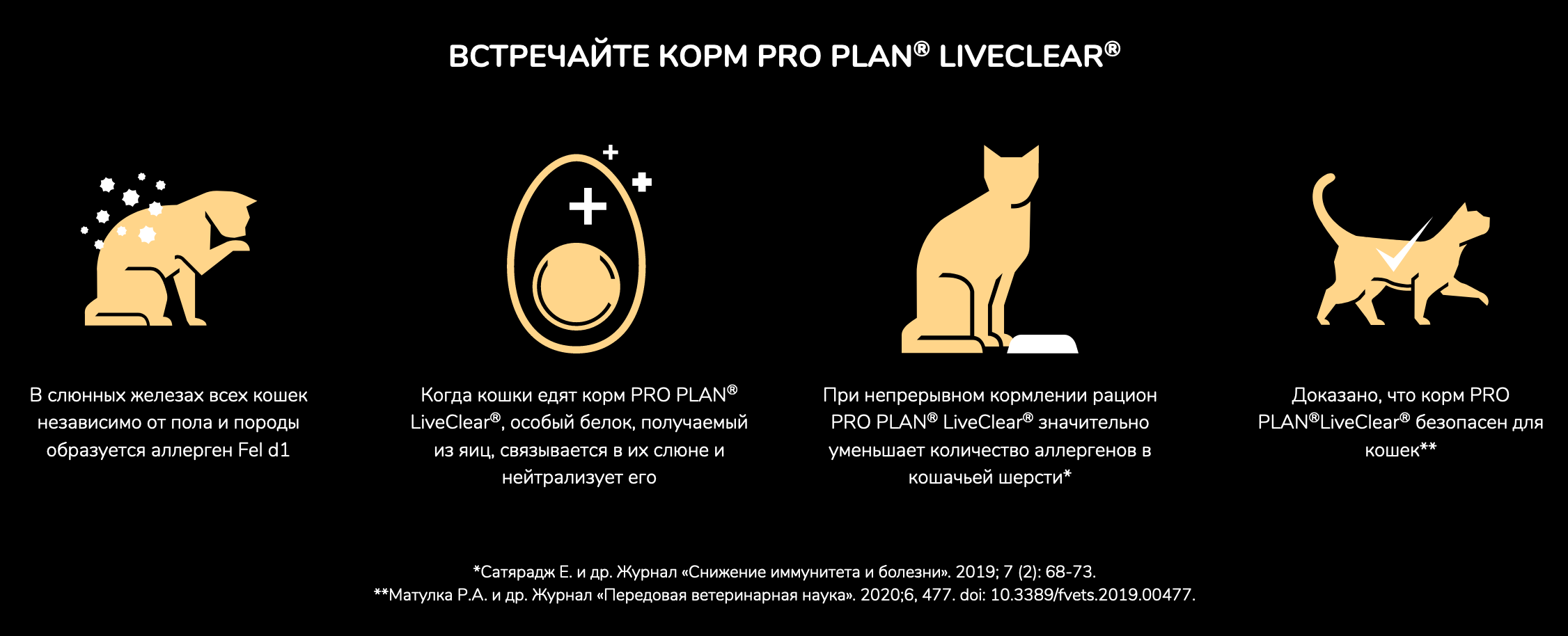 купить Purina Pro Plan LiveClear для стерилизованных кошек старше 7 лет с индейкой в Калининграде